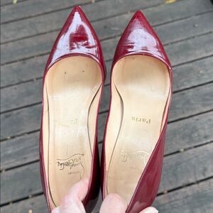 Christian Louboutin Red Pumps, 3 inch heel